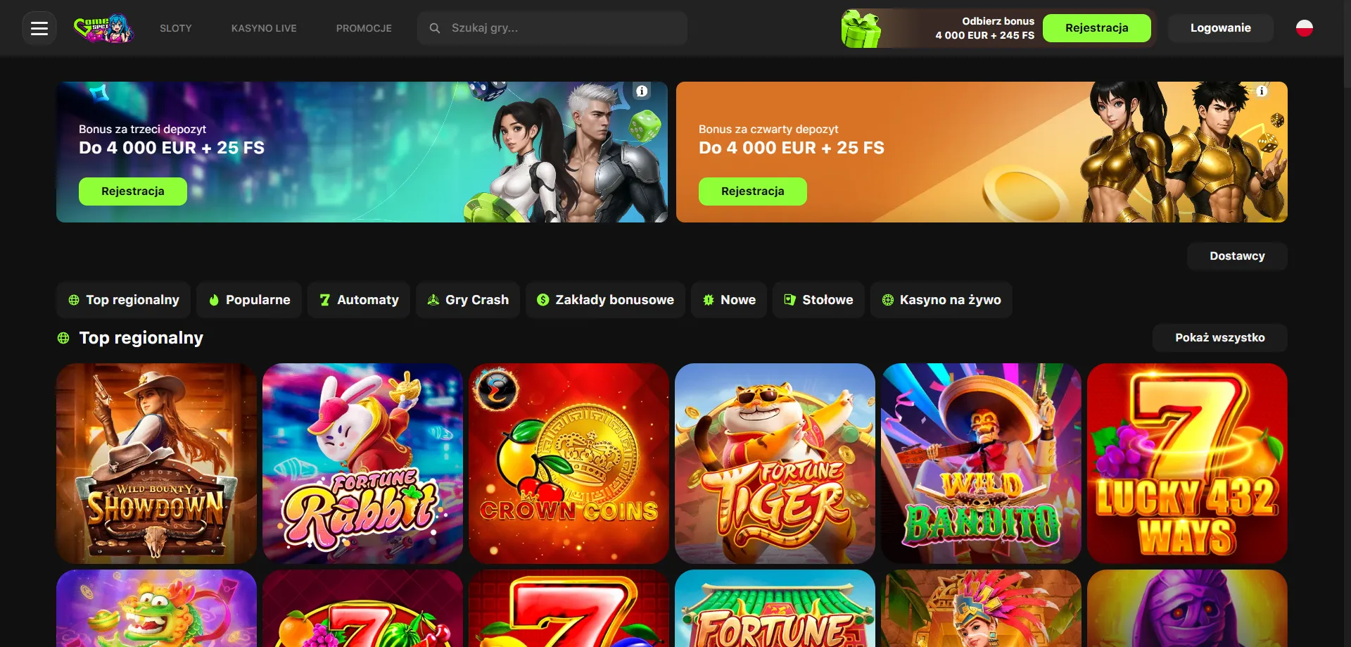 GameSpot Casino strona główna i szeroka oferta gier w 2026 roku